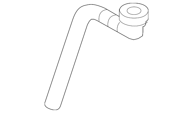 Drain Tube 1K0-129-637-D - View 4