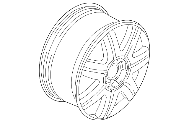 Wheel, Alloy 3B0-601-025-M-Z31 - View 3