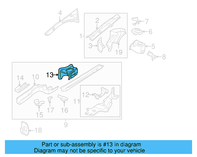 Engine Bracket 3C0-802-068 - View 3