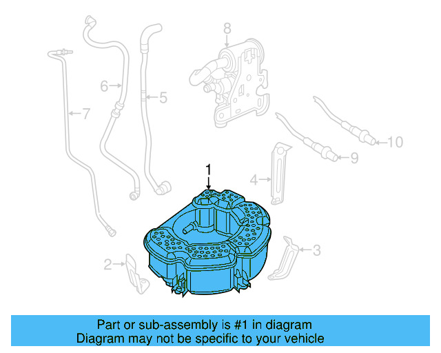 Vapor Canister 1K0-201-797-C - View 21