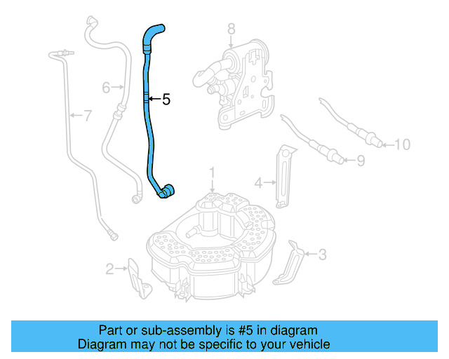 Breather Tube 5C0-201-160-A - View 11