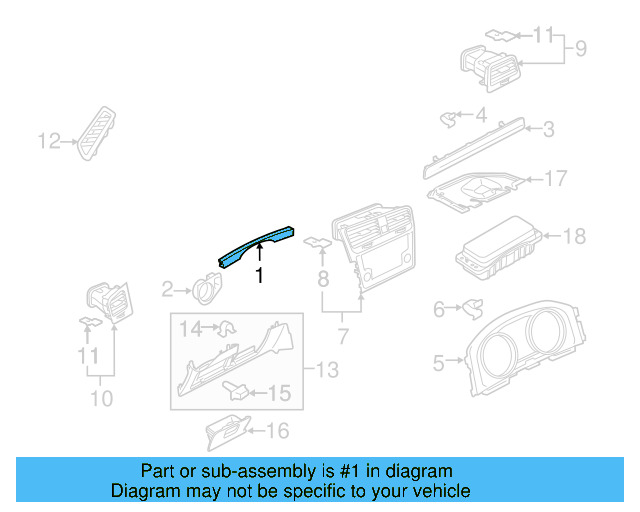 Column Filler 5G1-857-053-B-LX1 - View 6