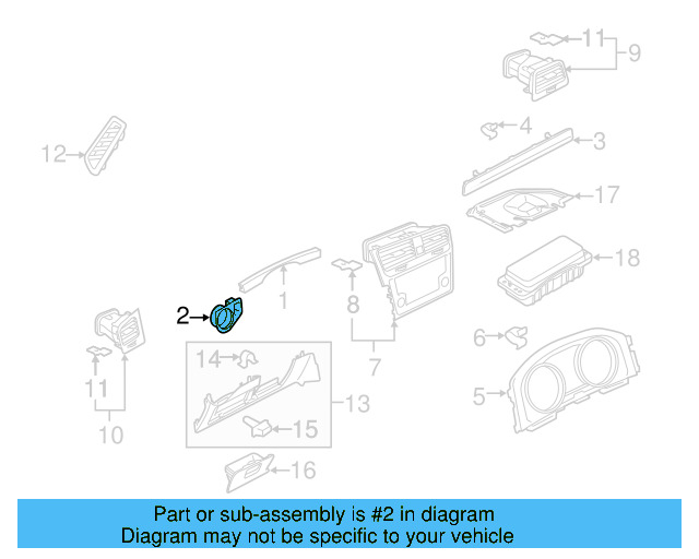 Side Cover Clip 1K0-867-388-A - View 173
