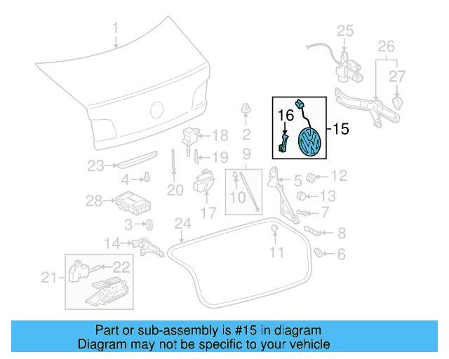 Lock Cylinder Assembly 3D5-827-469-S - View 3