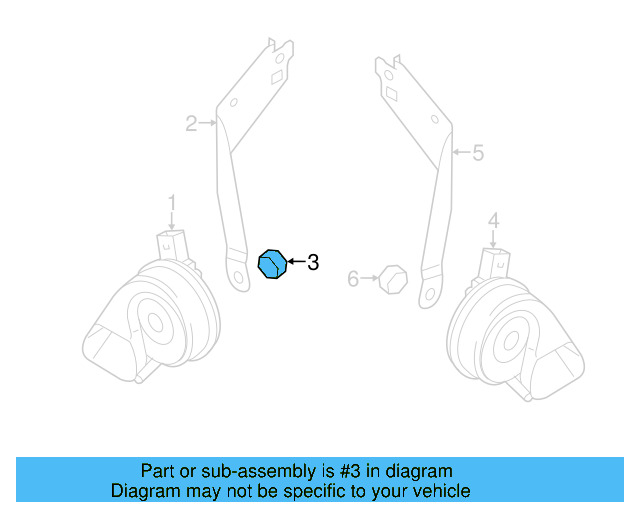 Horn Nut N-011-018-10 - View 5