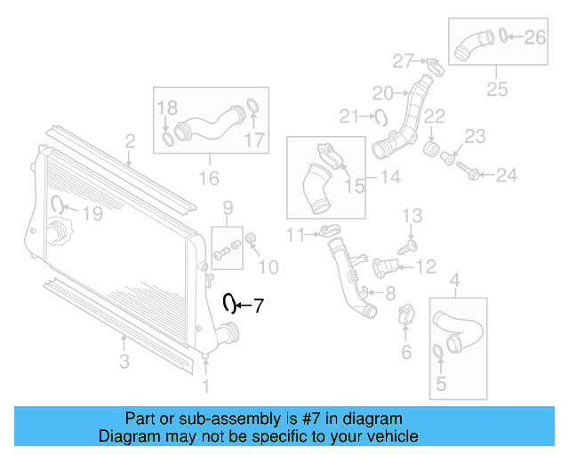 Pressure Hose Retainer Clip 1K0-145-769-D - View 7
