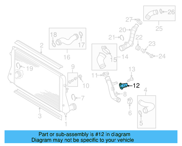 Pressure Sensor 03G-906-051-D - View 12