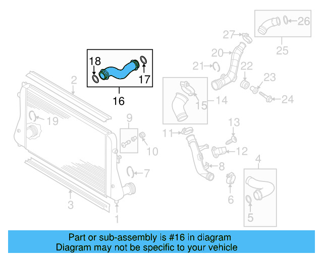 Connector Hose 1K0-145-828-AC - View 23