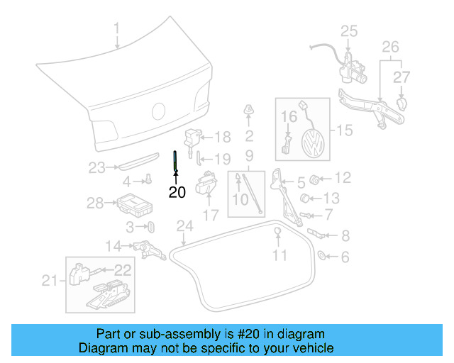 Lock Rod 3D5-827-516 - View 3