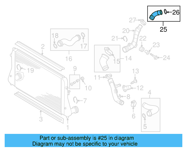 Connector Hose 1K0-145-828-AC - View 72