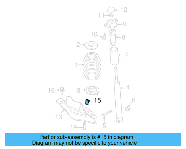 Lower Control Arm Lock Nut N-101-064-02 - View 27