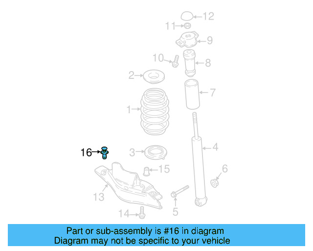 Lower Control Arm Lock Nut N-101-064-02 - View 30