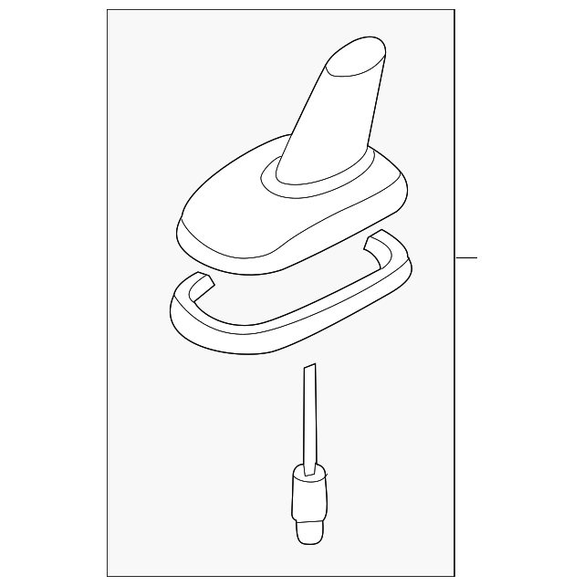 Radio Antenna Assembly 3C0-035-507-M - View 4