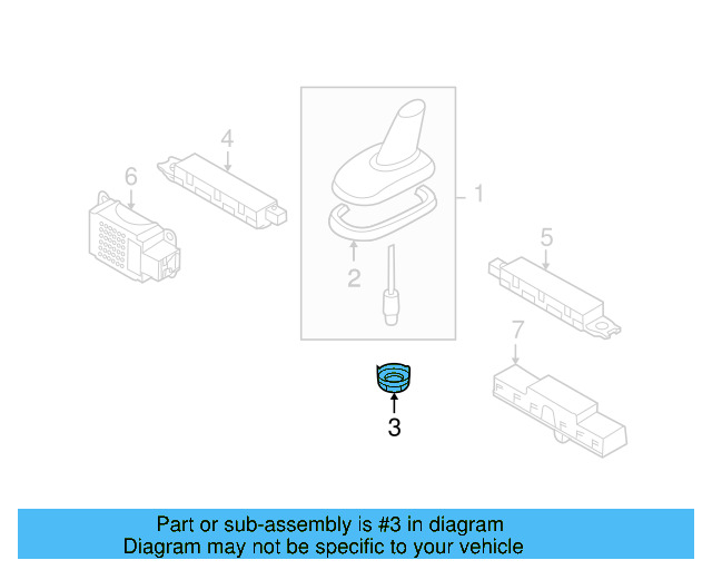 Radio Antenna Base Nut 1J0-035-437 - View 14