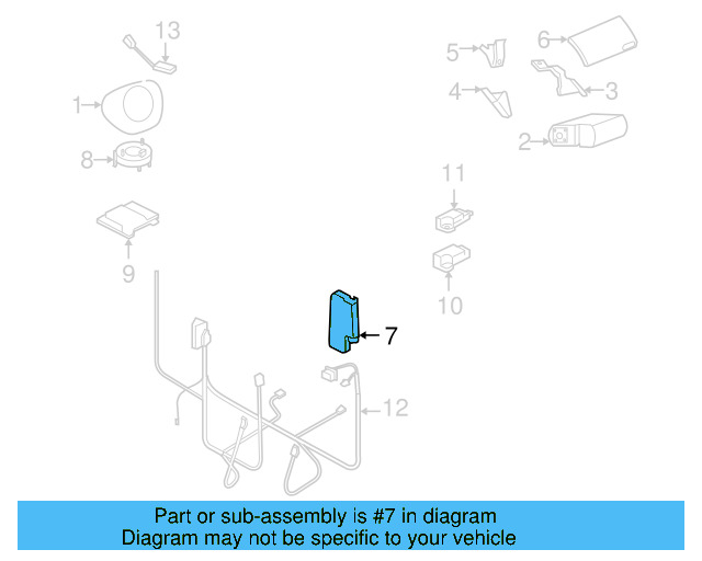 Side Impact Inflator Module 1C0-880-241-C