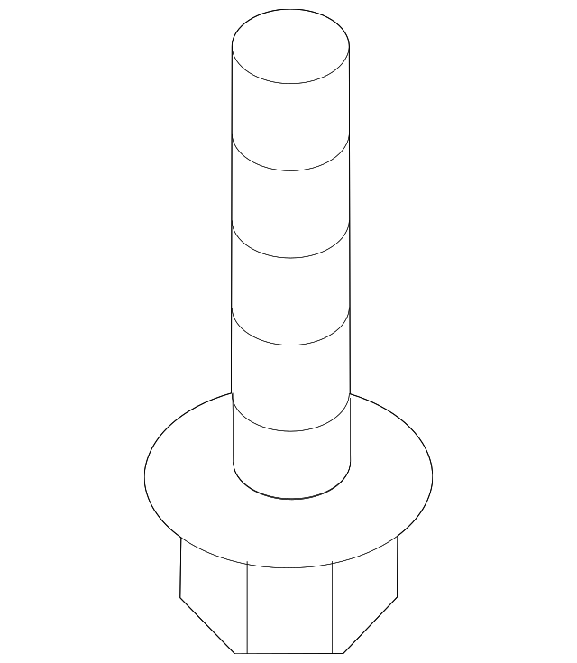 Stabilizer Bar Mount Bolt N-106-902-01 - View 18