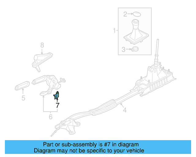 Park Brake Handle 5C0-711-503-F-E74 - View 21