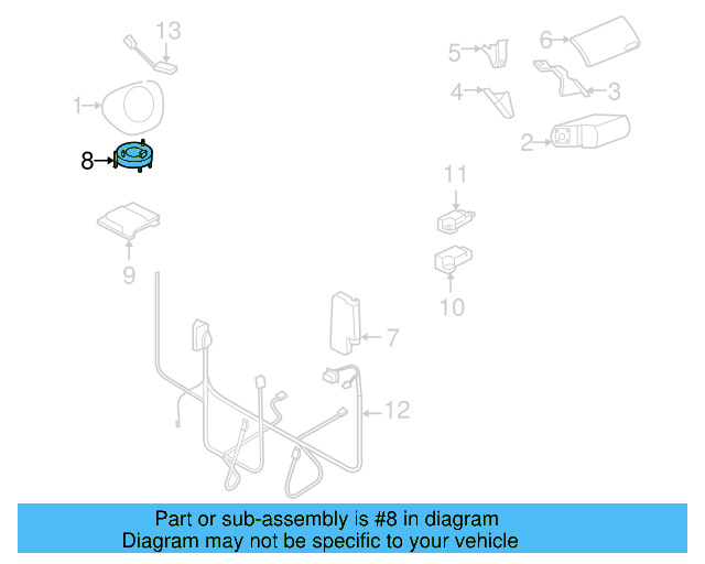 Clock Spring 1J0-959-654-BK - View 7