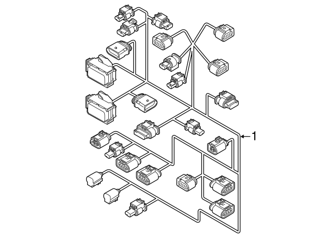 Engine Harness 06K-971-627-AS - View 2