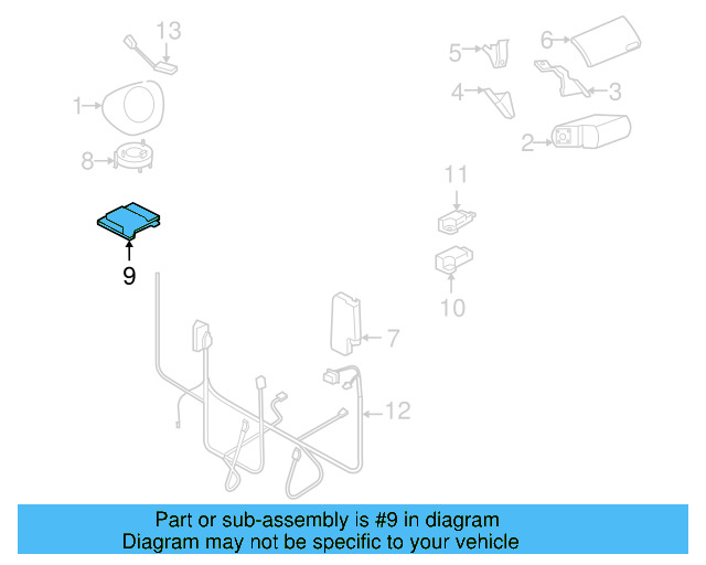 Control Module 6Q0-909-605-AM-002 - View 6