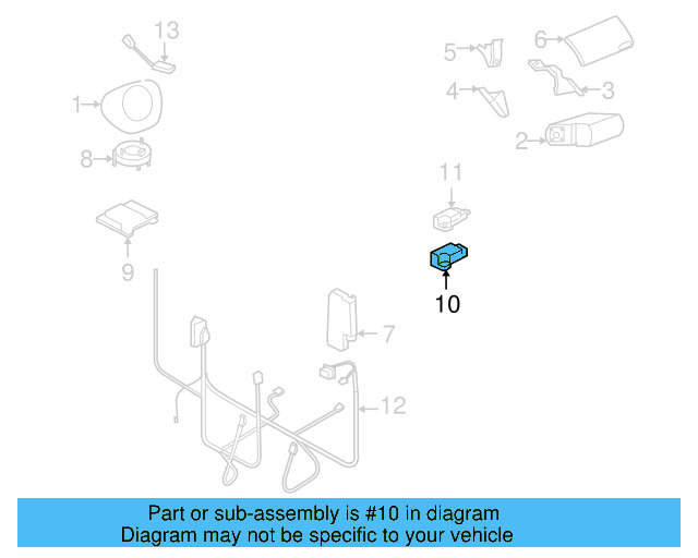 Ft Impact Sensor 6Q0-909-606-H - View 7