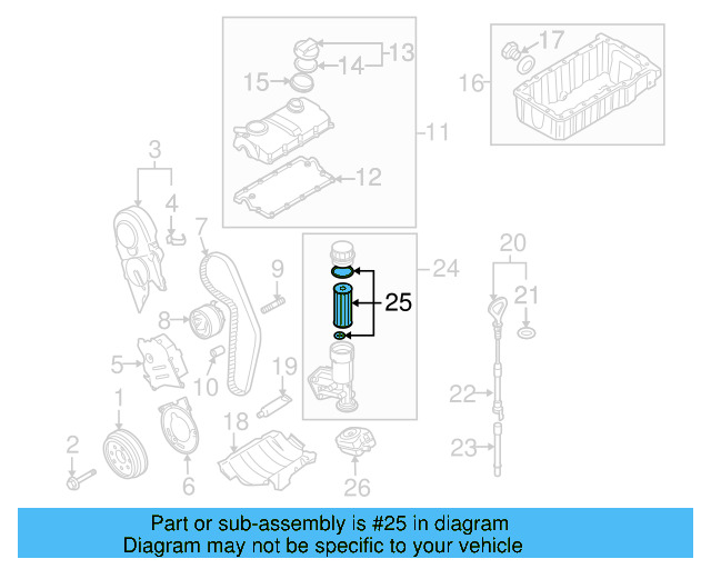 Oil Filter 074-115-562 - View 17
