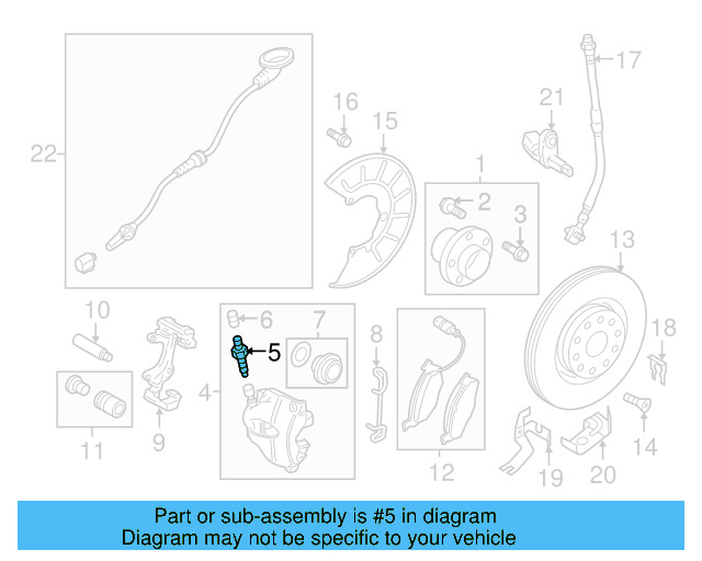 Bleeder Valve 1K0-615-273-D - View 6