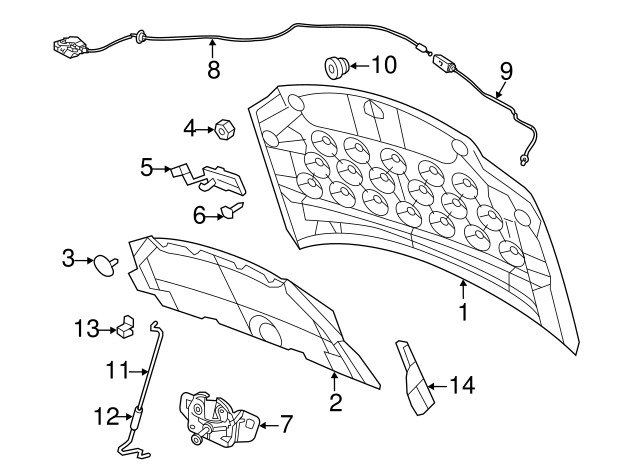 Safety Catch Bolt WHT-004-281