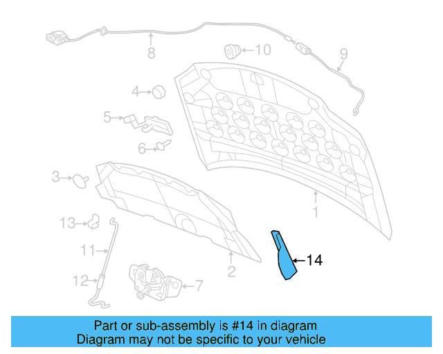 Hinge 7B0-823-301-B - View 4