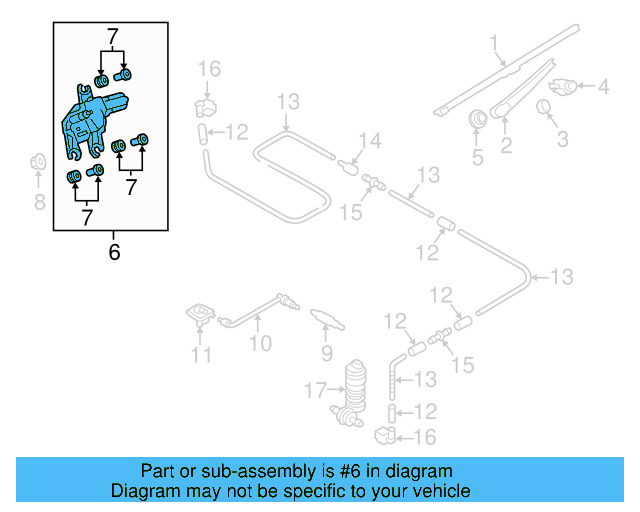 Wiper Motor Assembly 5GM955711B - View 12