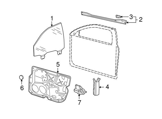 Window Guide Clip 3D4-837-485-A - View 2