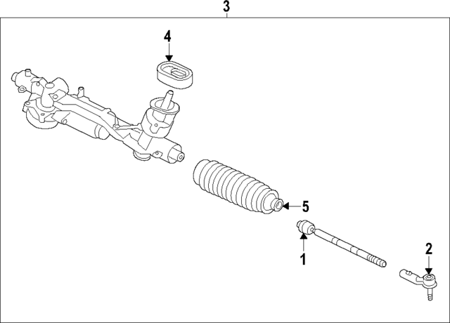 Outer Tie Rod 5WA-423-811-D