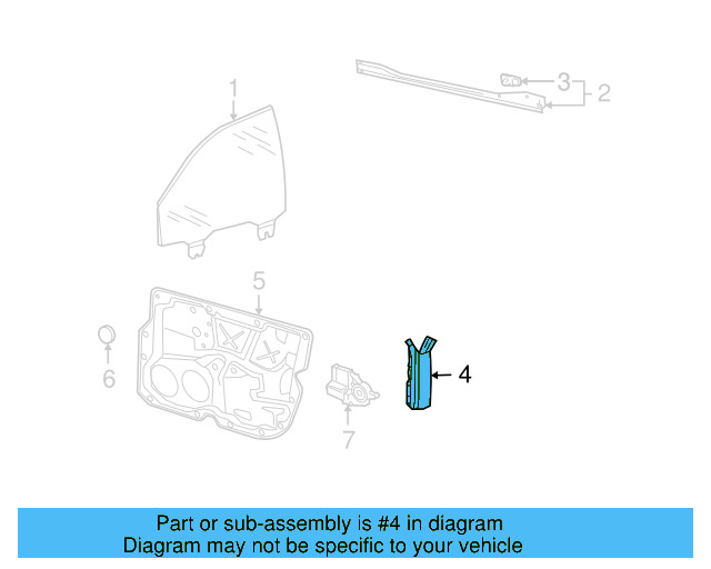 Lower Guide 3D4-837-439-C-B41 - View 3