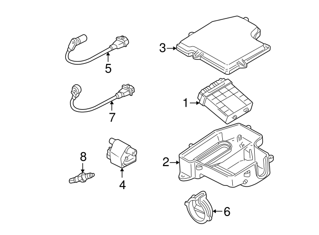 Engine Camshaft Position Sensor 06A-905-161-A - View 17
