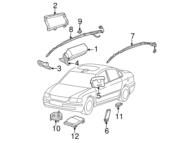 Passenger Inflator Module 3B0-880-204-G