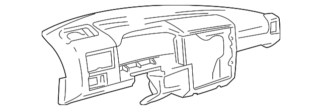 Instrument Panel 701-857-007-B-3XA