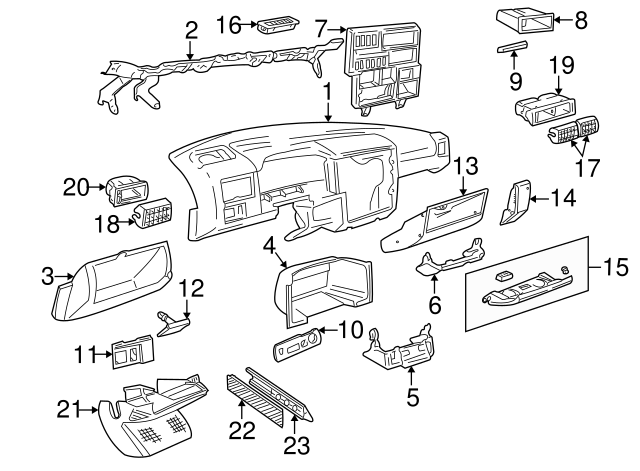 Center Bracket 701-857-243-A-7XM