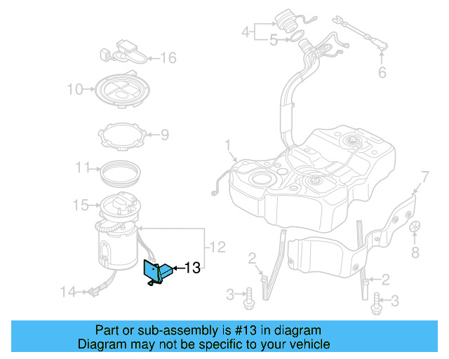 Sending Unit 3C0-919-673 - View 17