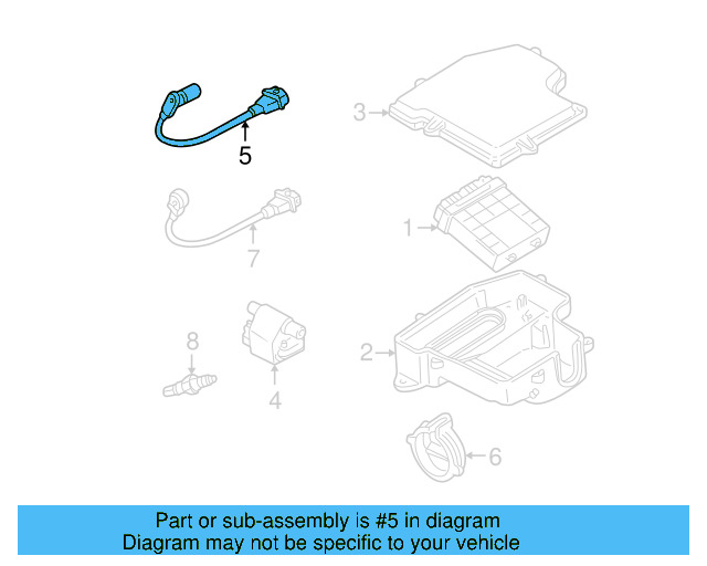 Knock Sensor 07D-905-376-F - View 3
