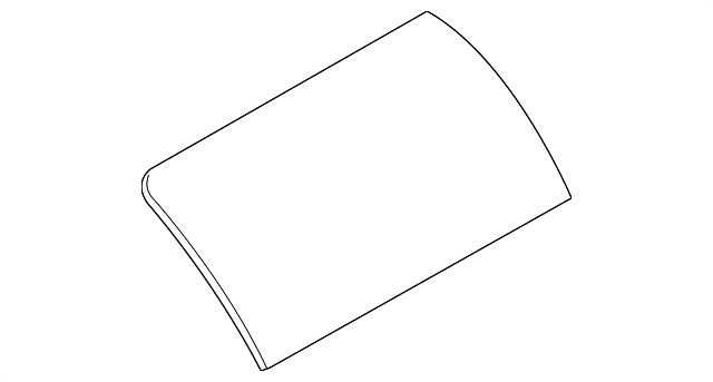 Rear Cover (Unpainted) 1y0871393gru - View 3