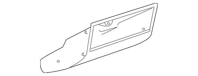 Glove Box 701-857-095-E91 - View 2