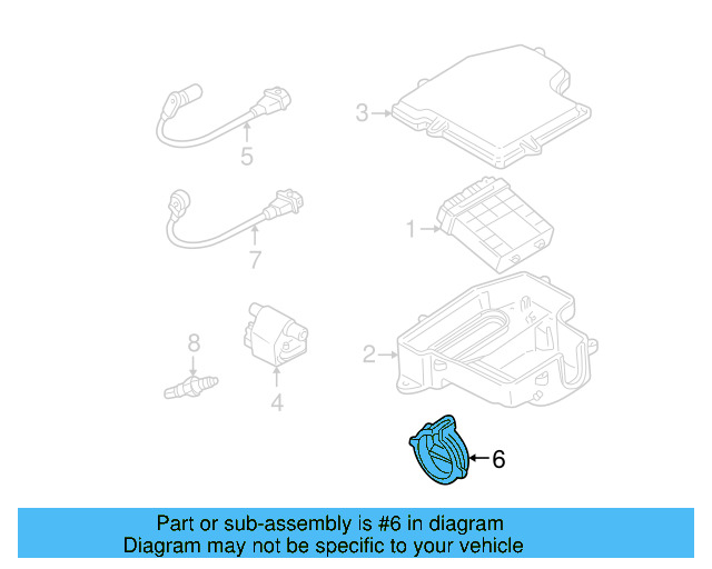 Engine Camshaft Position Sensor 06A-905-161-A - View 26