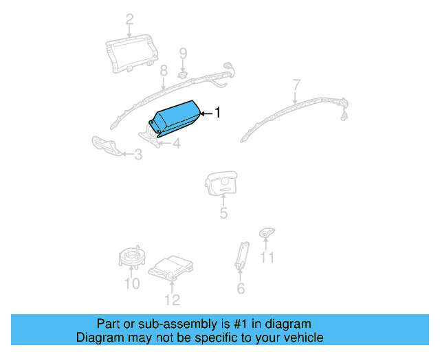 Driver Inflator Module 1J0-880-201-N-4EC - View 13
