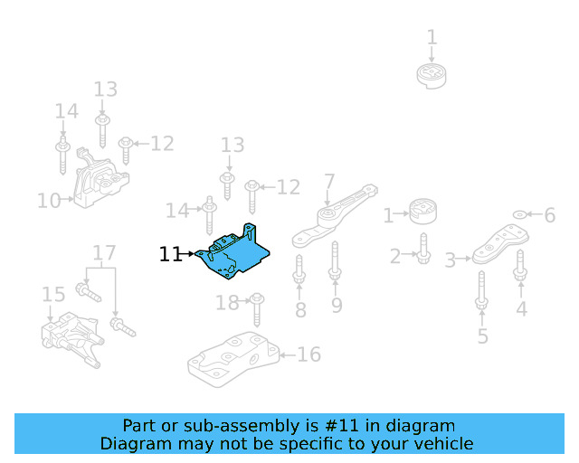 Mount 5Q0-199-555-BJ - View 15