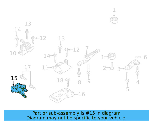 Support Bracket 06K-199-207-A - View 9