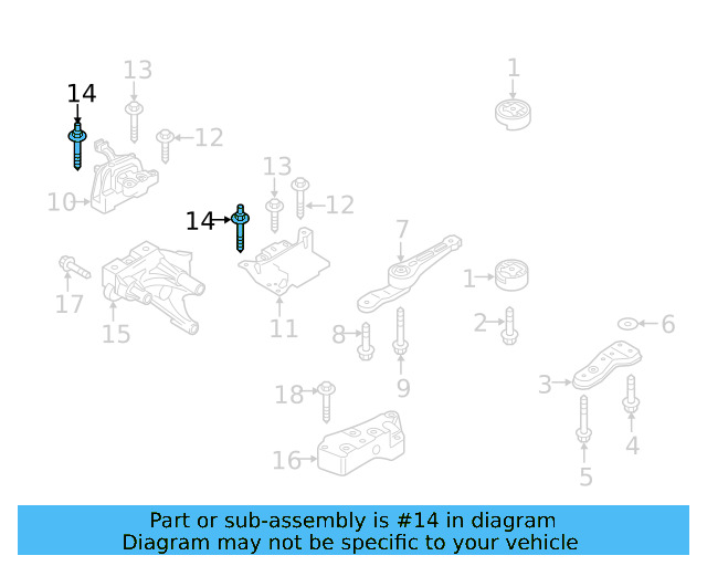 Motor Mount Stud N-107-707-01 - View 5