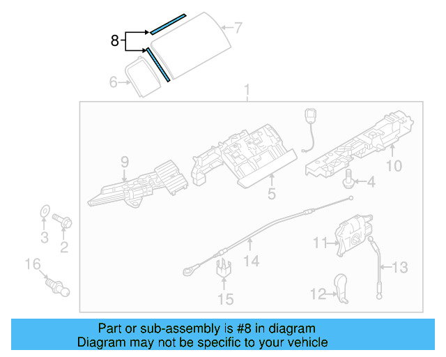 Seal Strip 533-867-910-B - View 2