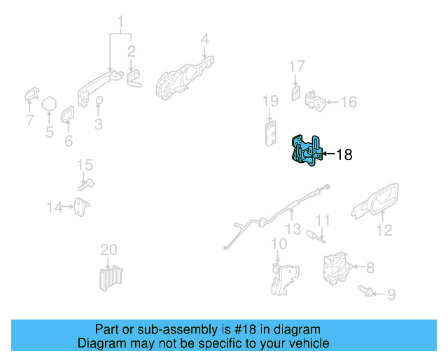 Lower Hinge 1K4-833-411-Q - View 18