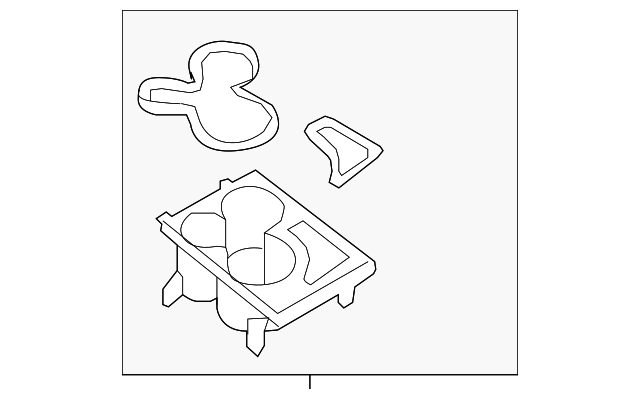 Cup Holder 3C0-862-531-D-23T