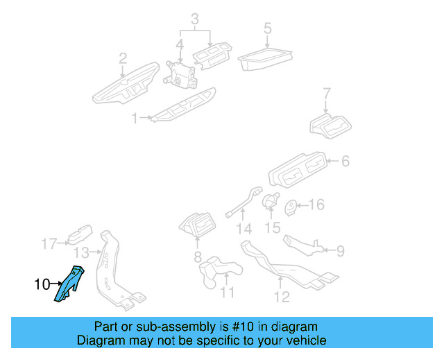 Floor Duct 3C1-819-151 - View 16